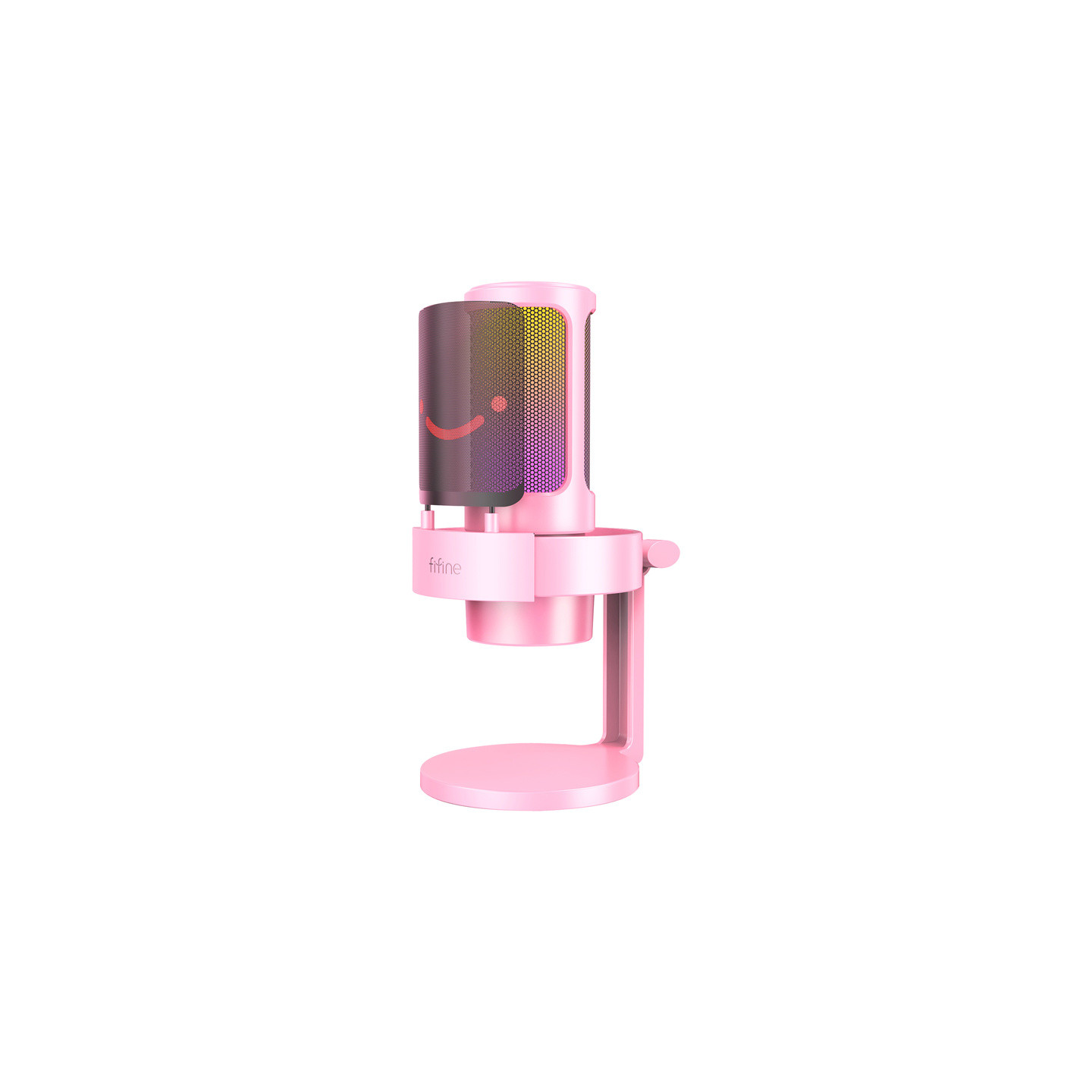 Fifine A8P condenser microphone with stand (pink)
