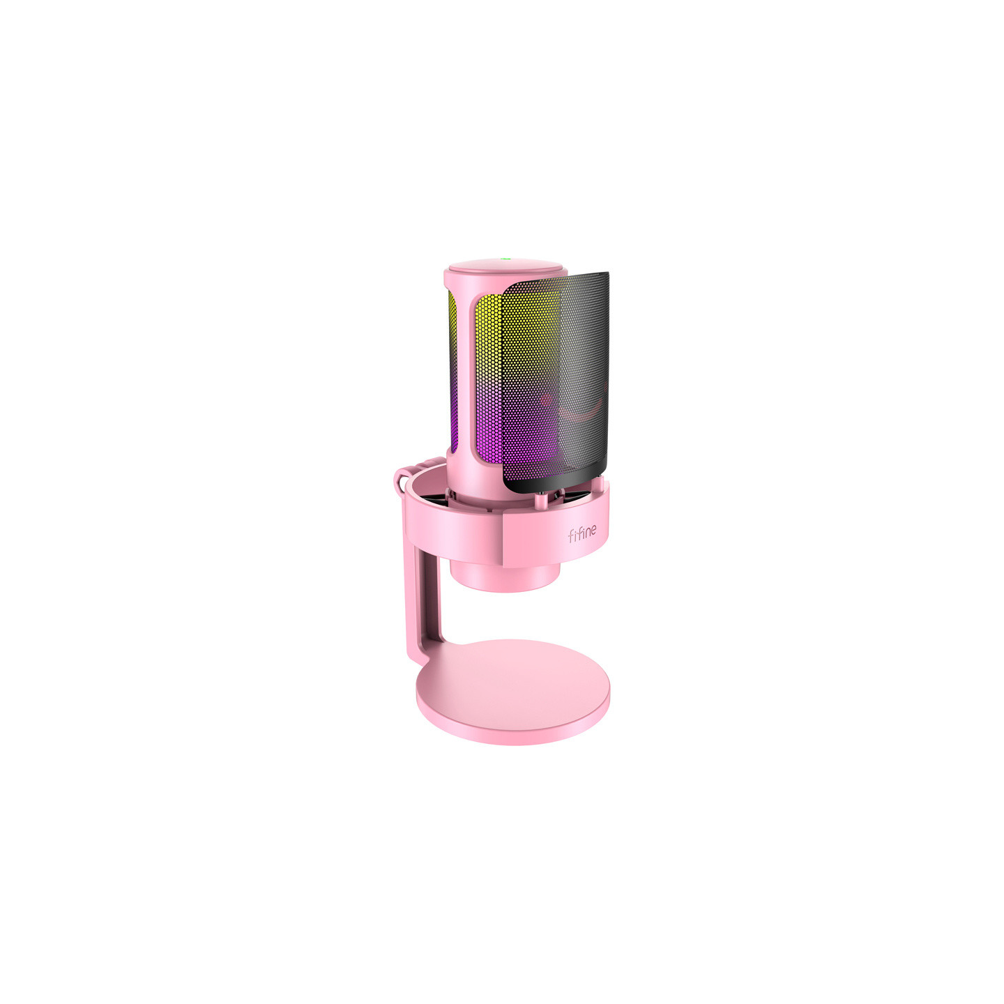 Fifine A8P condenser microphone with stand (pink)