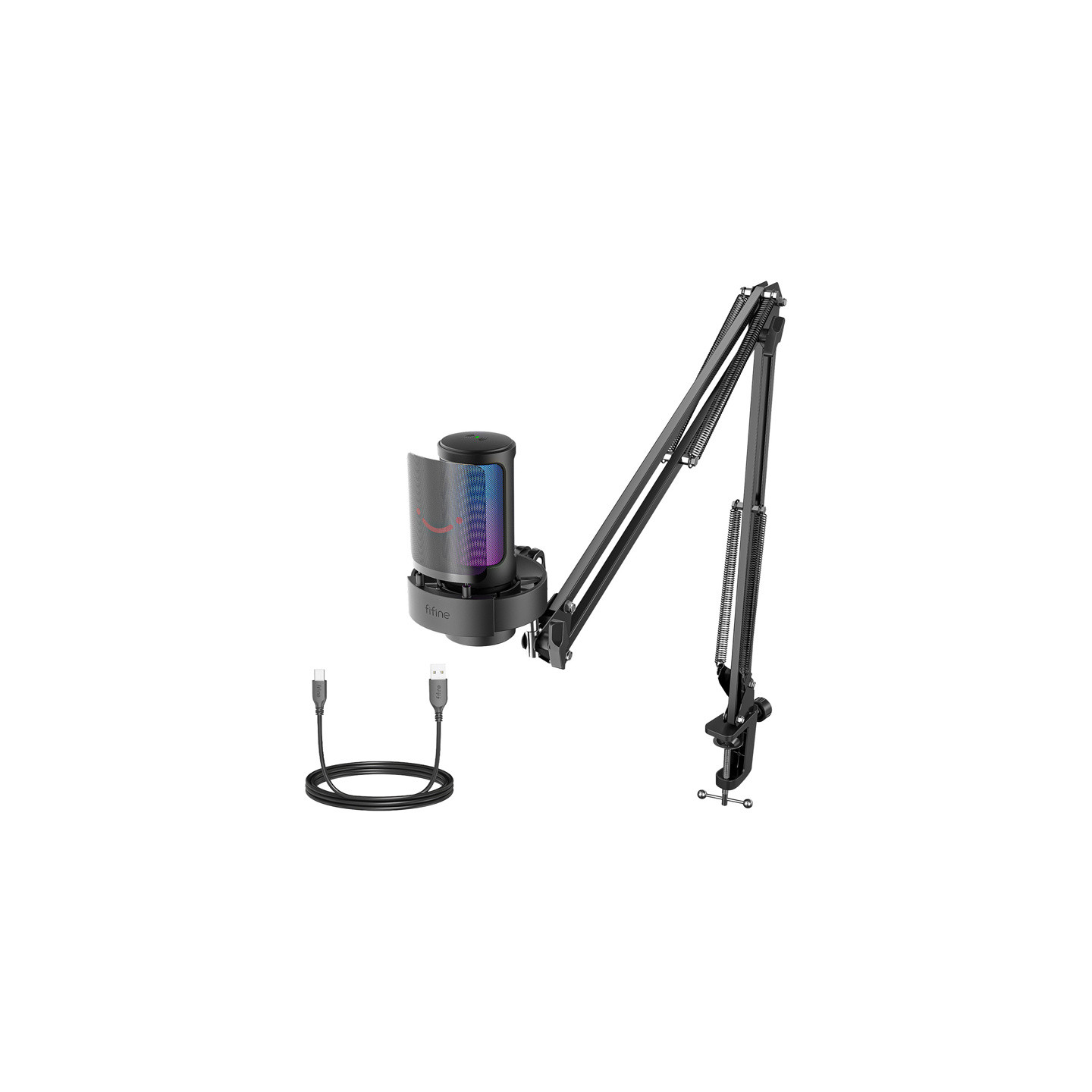 Fifine A8T condenser microphone with handle (black)