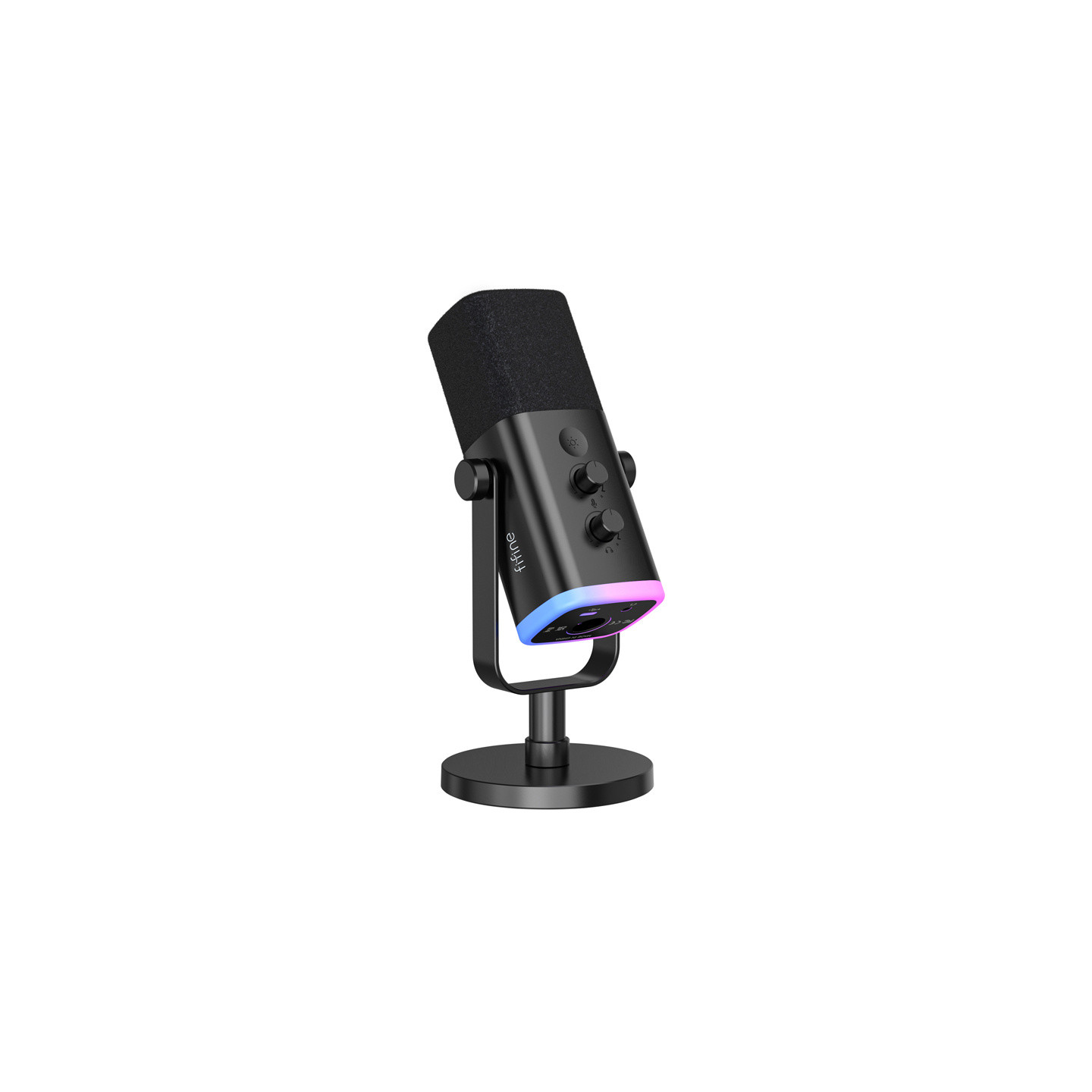 Fifine AM8 dynamic microphone with stand (black)