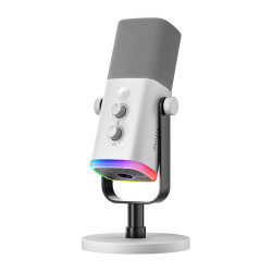 View product Fifine AM8W dynamic microphone with stand (white)