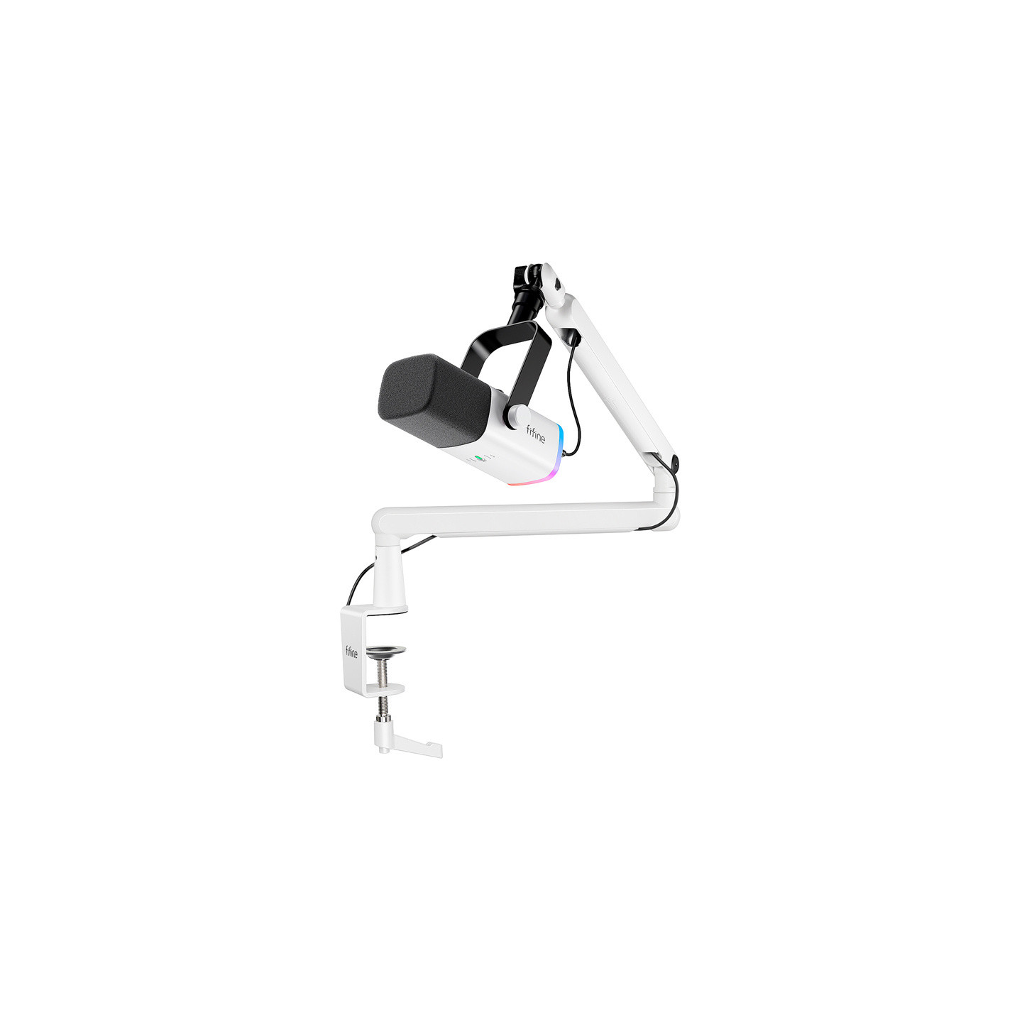 Fifine TAM8W dynamic microphone (white)