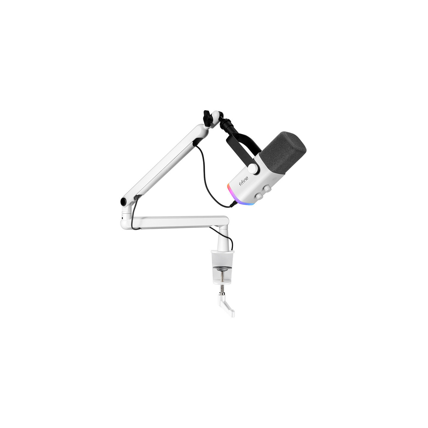Fifine TAM8W dynamic microphone (white)