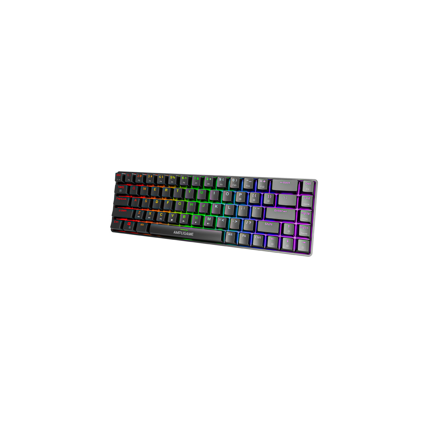 Fifine GK1 mechancial keyboard ,65% RGB (black)