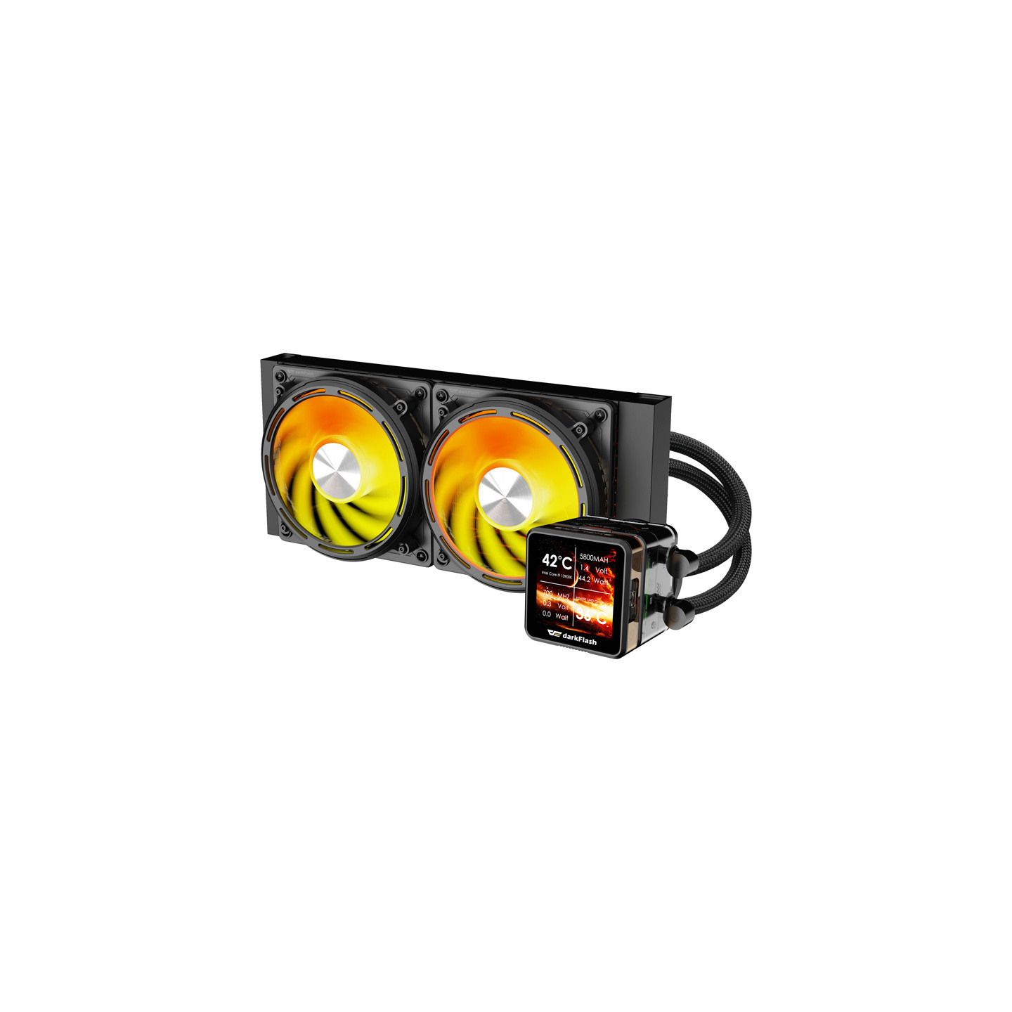 CPU water cooling DE240 (black)