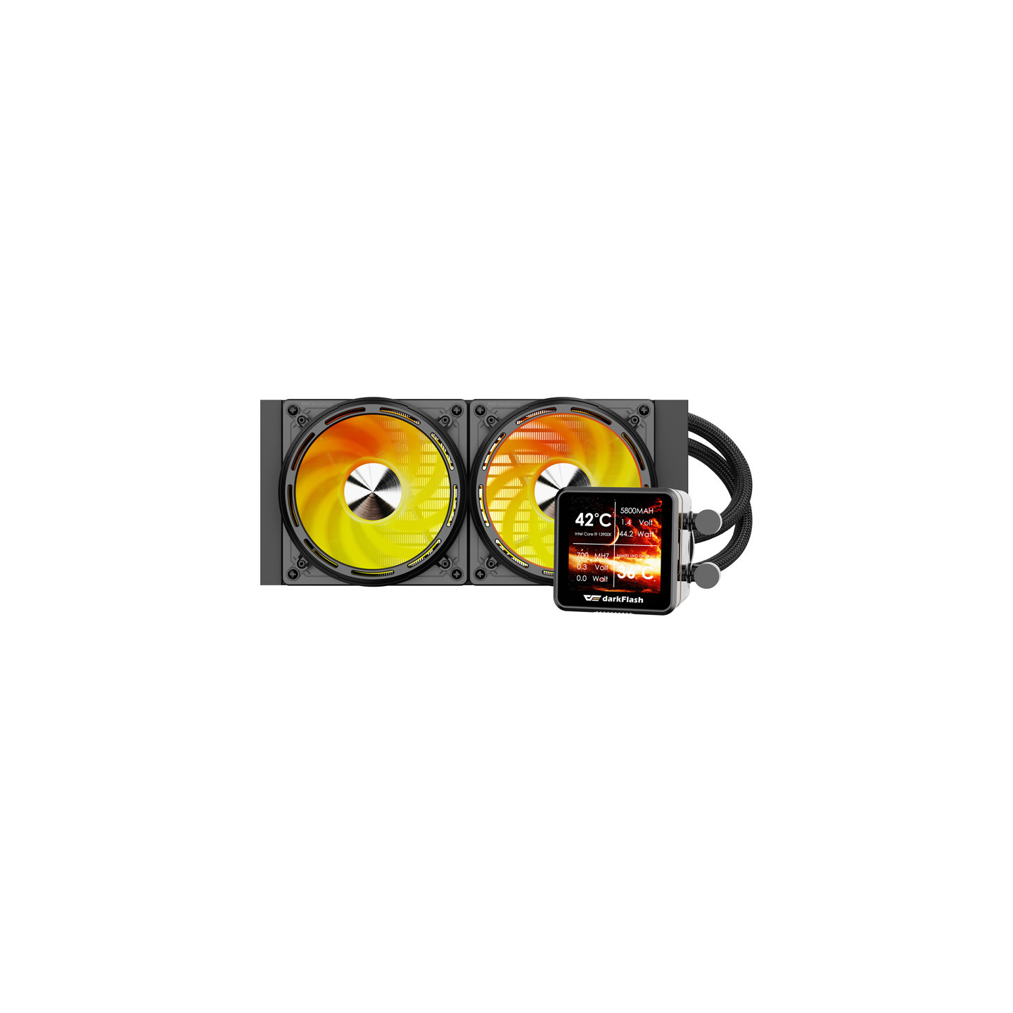 CPU water cooling DE240 (black)