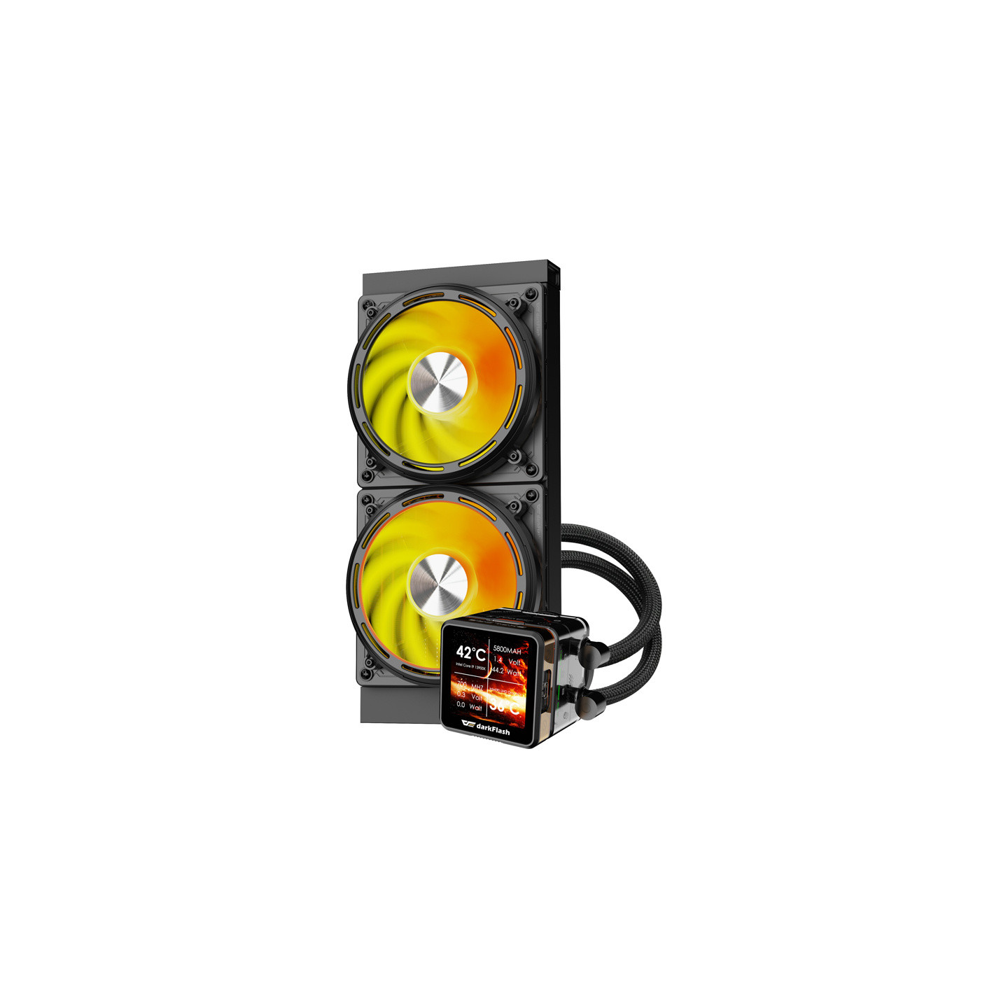 CPU water cooling DE240 (black)
