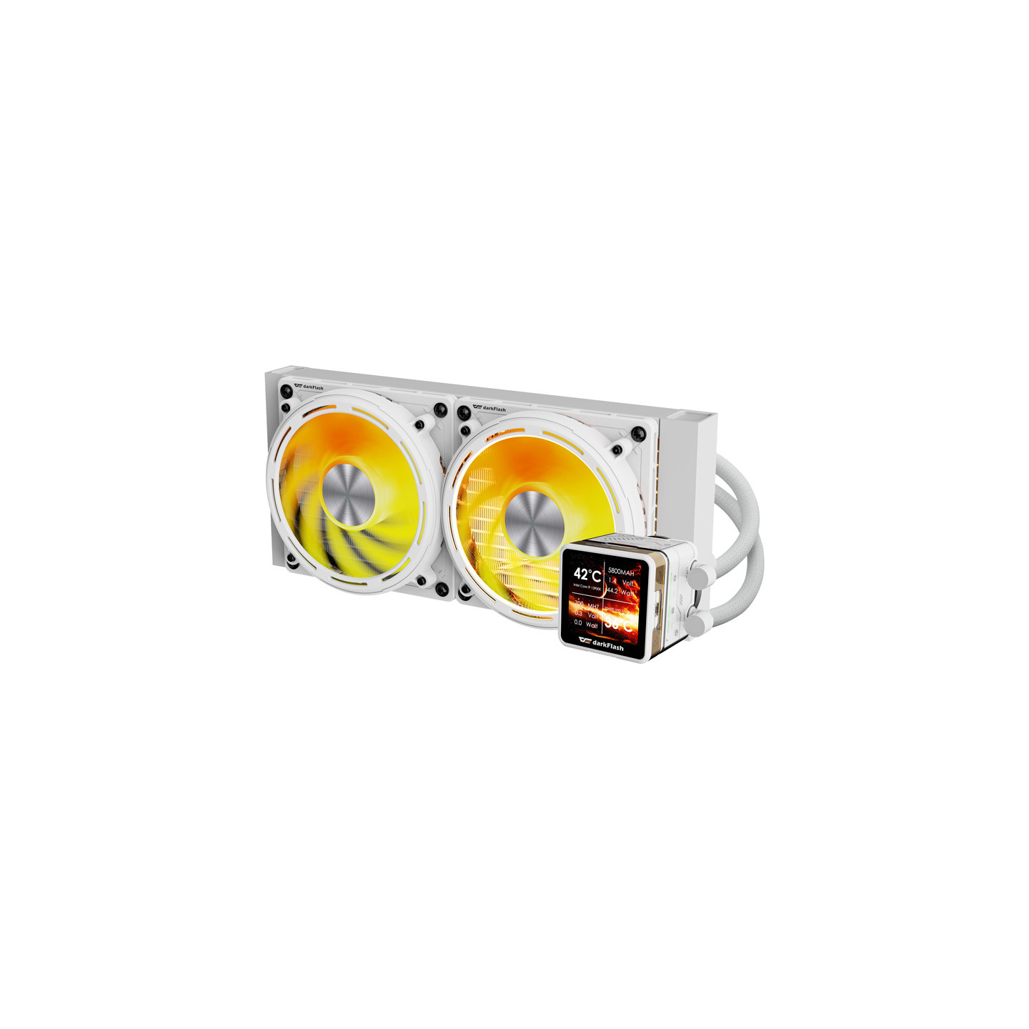 Water cooling for the processor DE240 (white)