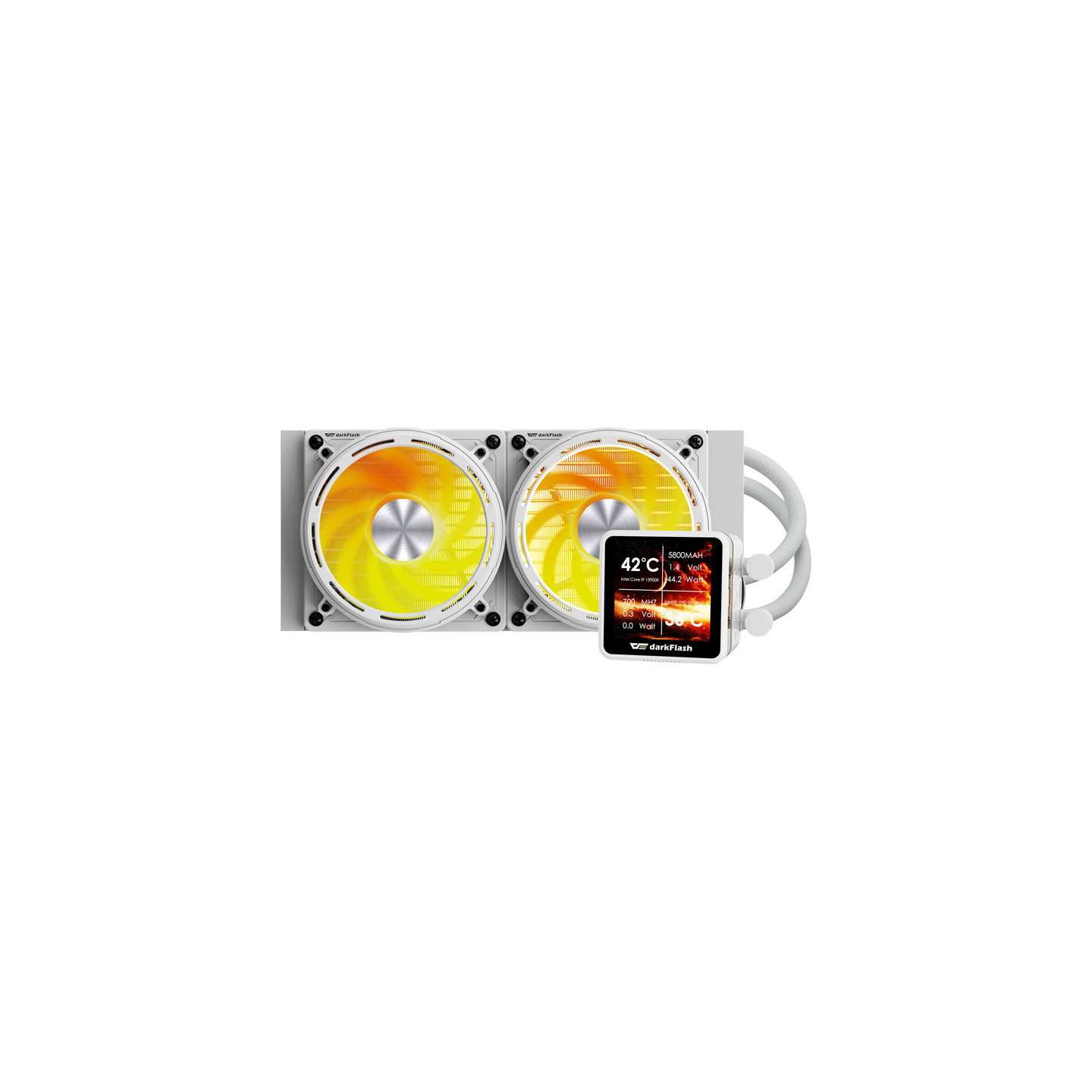 Water cooling for the processor DE240 (white)