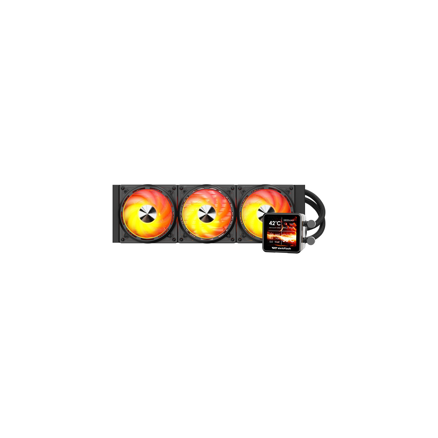 Water cooling for the processor DE360 (black)