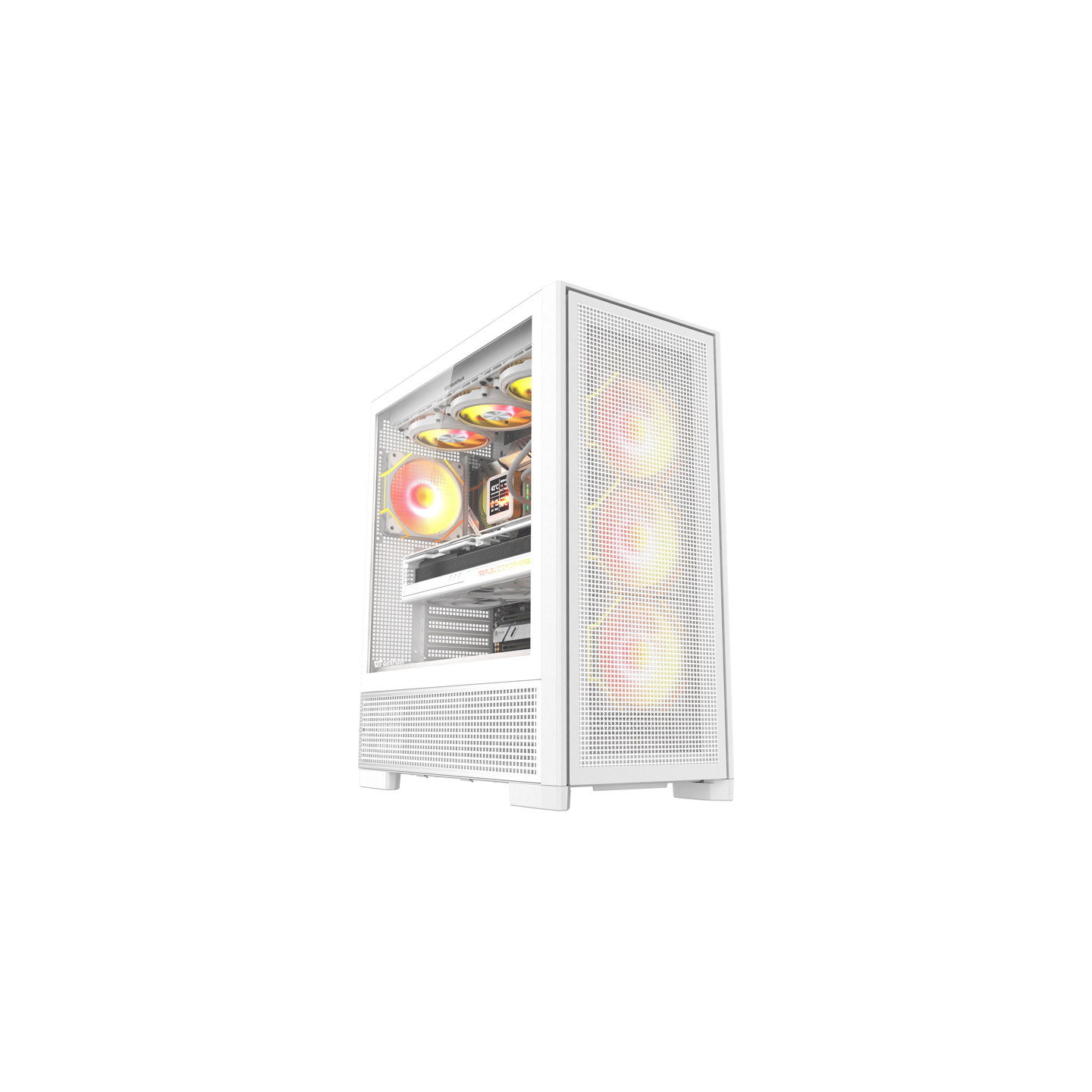 DarkFlash AIRNOVA computer case (white) + 3 fans