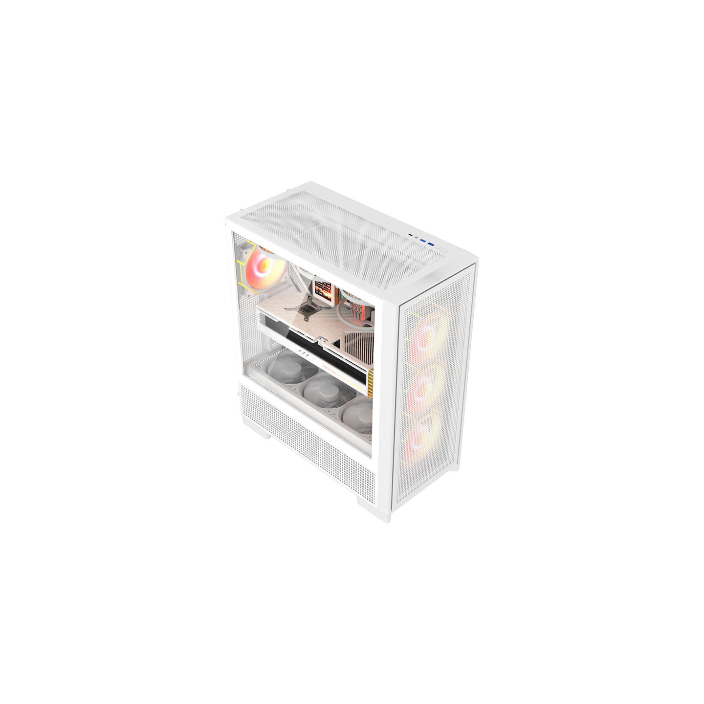 DarkFlash AIRNOVA computer case (white) + 3 fans