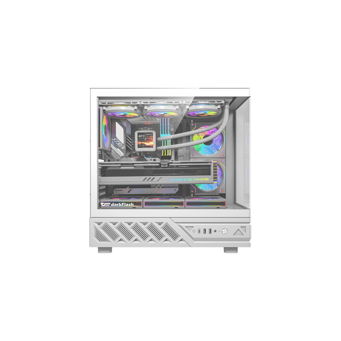 DarkFlash DS950 computer case (white)