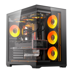View product DarkFlash C280 computer case (black) + 7 fans
