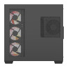 DarkFlash C280 computer case (black) + 7 fans