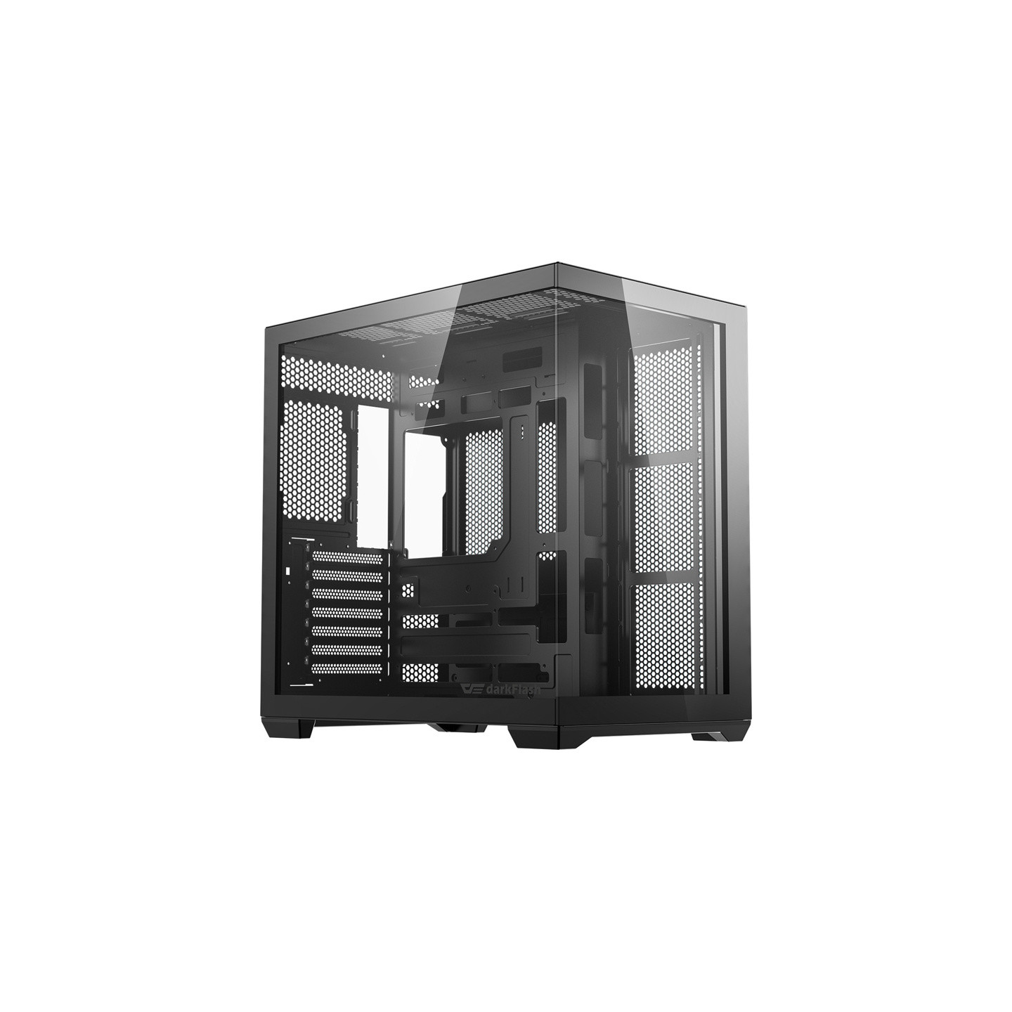 DarkFlash C280 computer case (black) + 7 fans