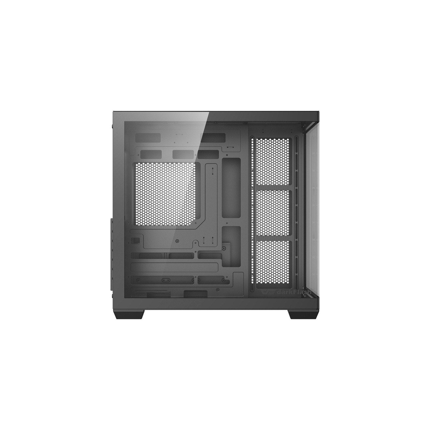 DarkFlash C280 computer case (black) + 7 fans