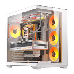 View product DarkFlash C280 computer case (white) + 7 fans