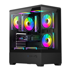 View product DarkFlash C365 computer case (black) + 5 fans