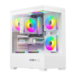 View product DarkFlash C365 computer case (white) + 5 fans