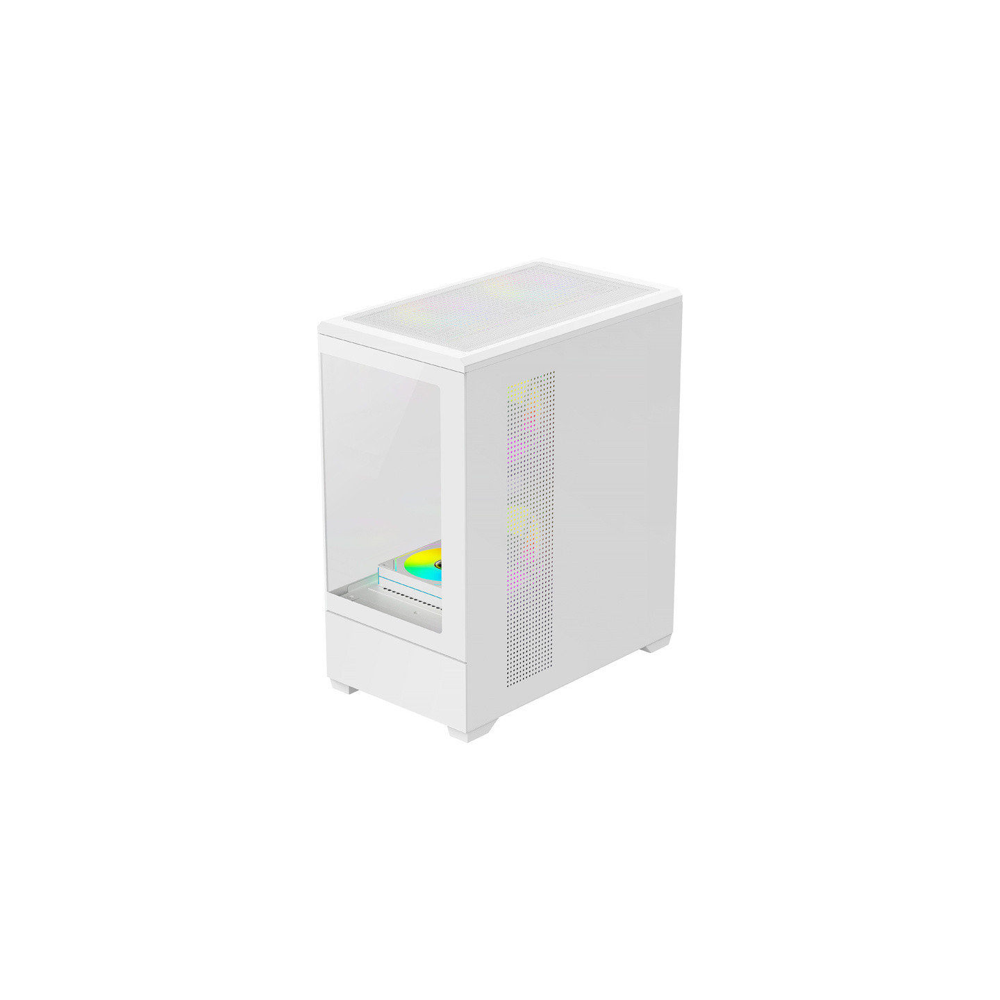 DarkFlash C365 computer case (white) + 5 fans