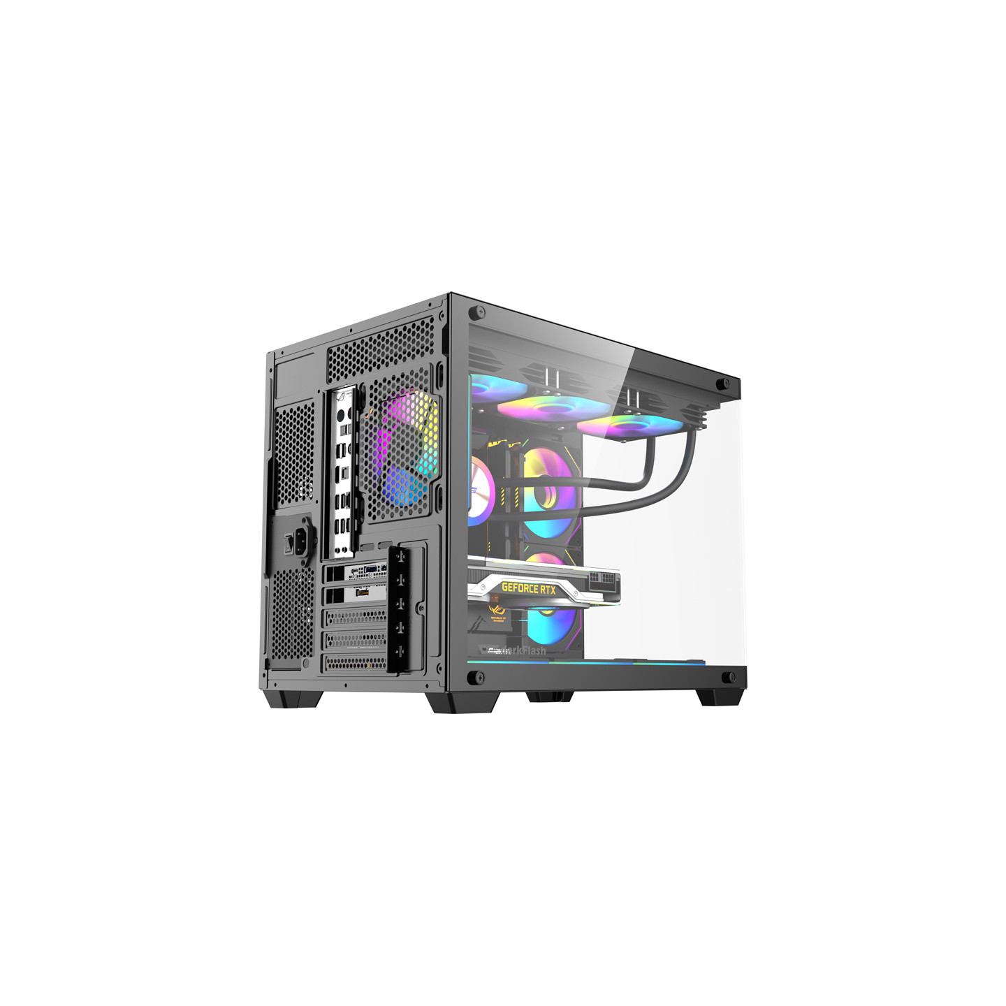 DarkFlash B275 PRO computer case (black) + 6 fans