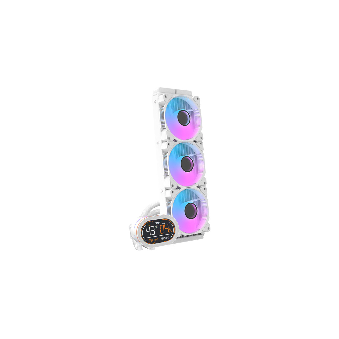 Water cooling for the Darkflash DH360D processor (white)