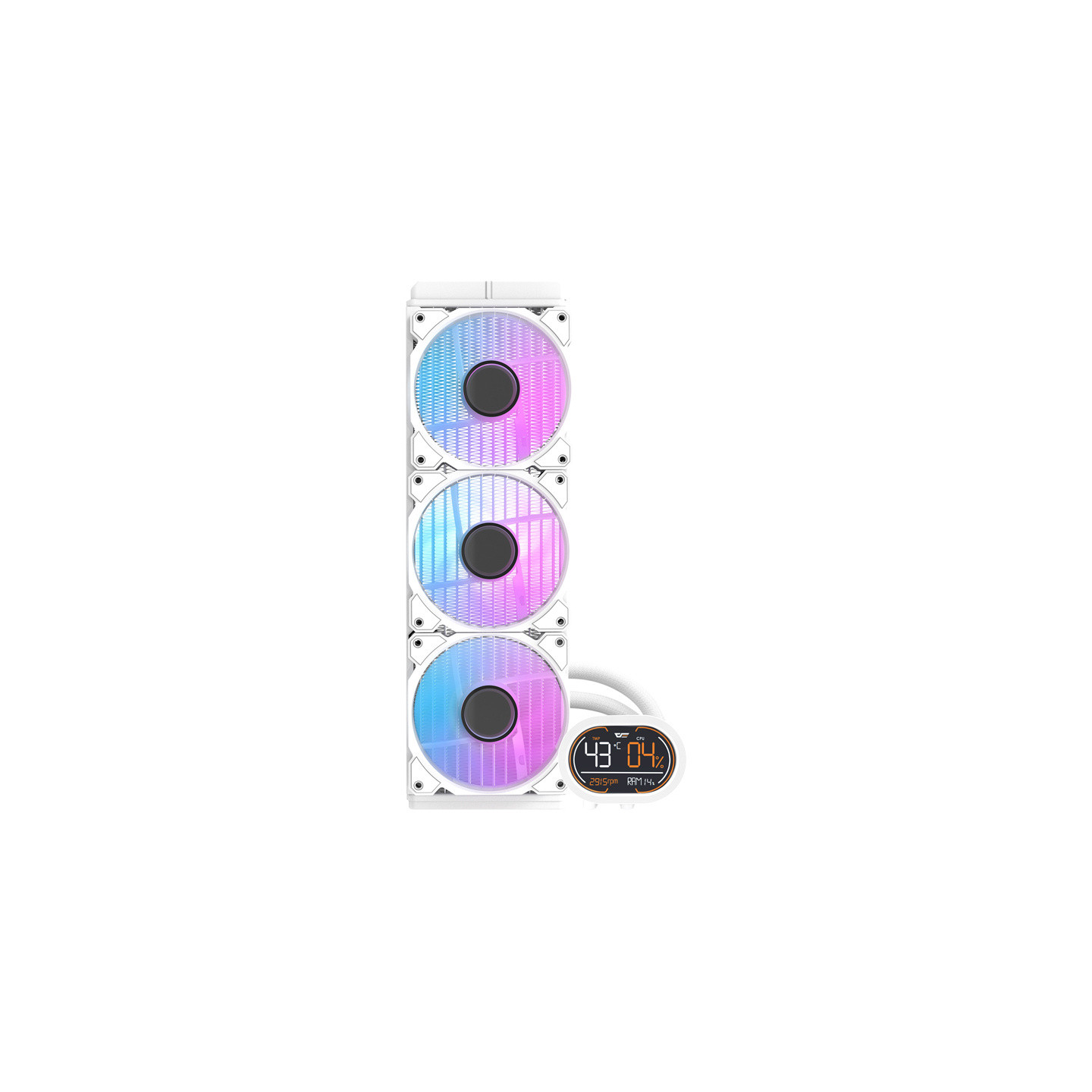 Water cooling for the Darkflash DH360D processor (white)