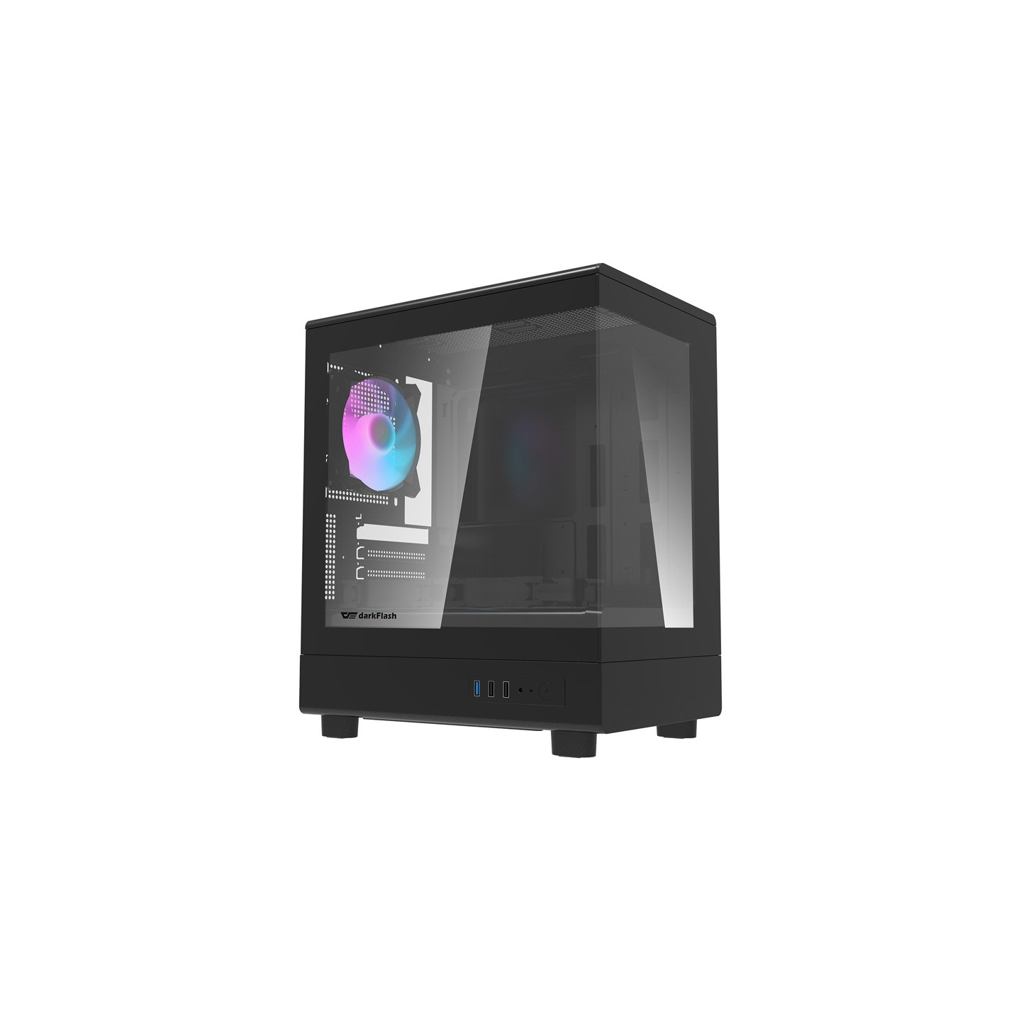 Darkflash DB330M Computer Case + 3 Fans (Black)