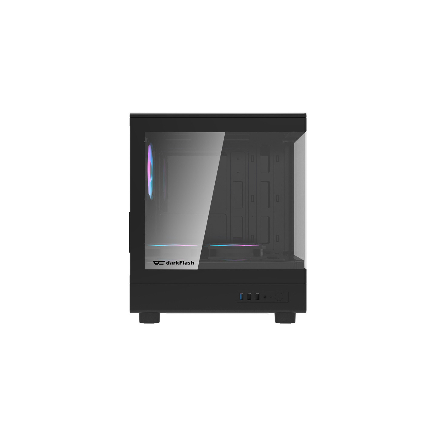 Darkflash DB330M Computer Case + 3 Fans (Black)