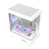 Darkflash DB330M Computer Case + 3 Fans (White)