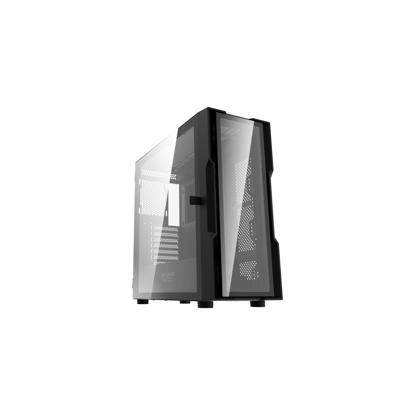 DARKFLASH DK431 Glass computer case (black)