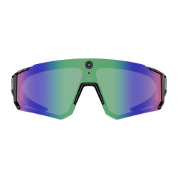 View product Colmi V06 AI Sports Sunglasses (Black with Blue Lenses)