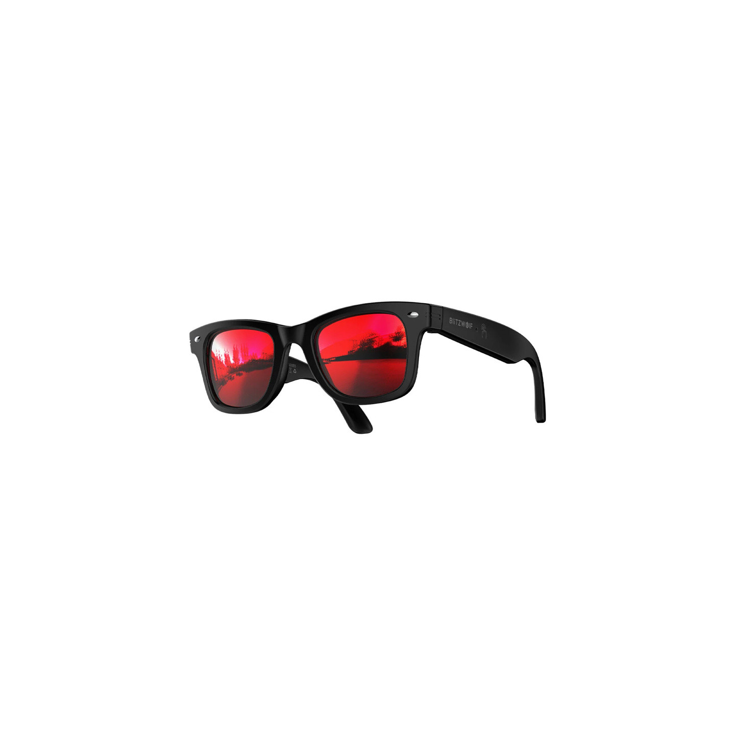 BlitzWolf BW-AG1 AI Smart Glasses with Red Lenses