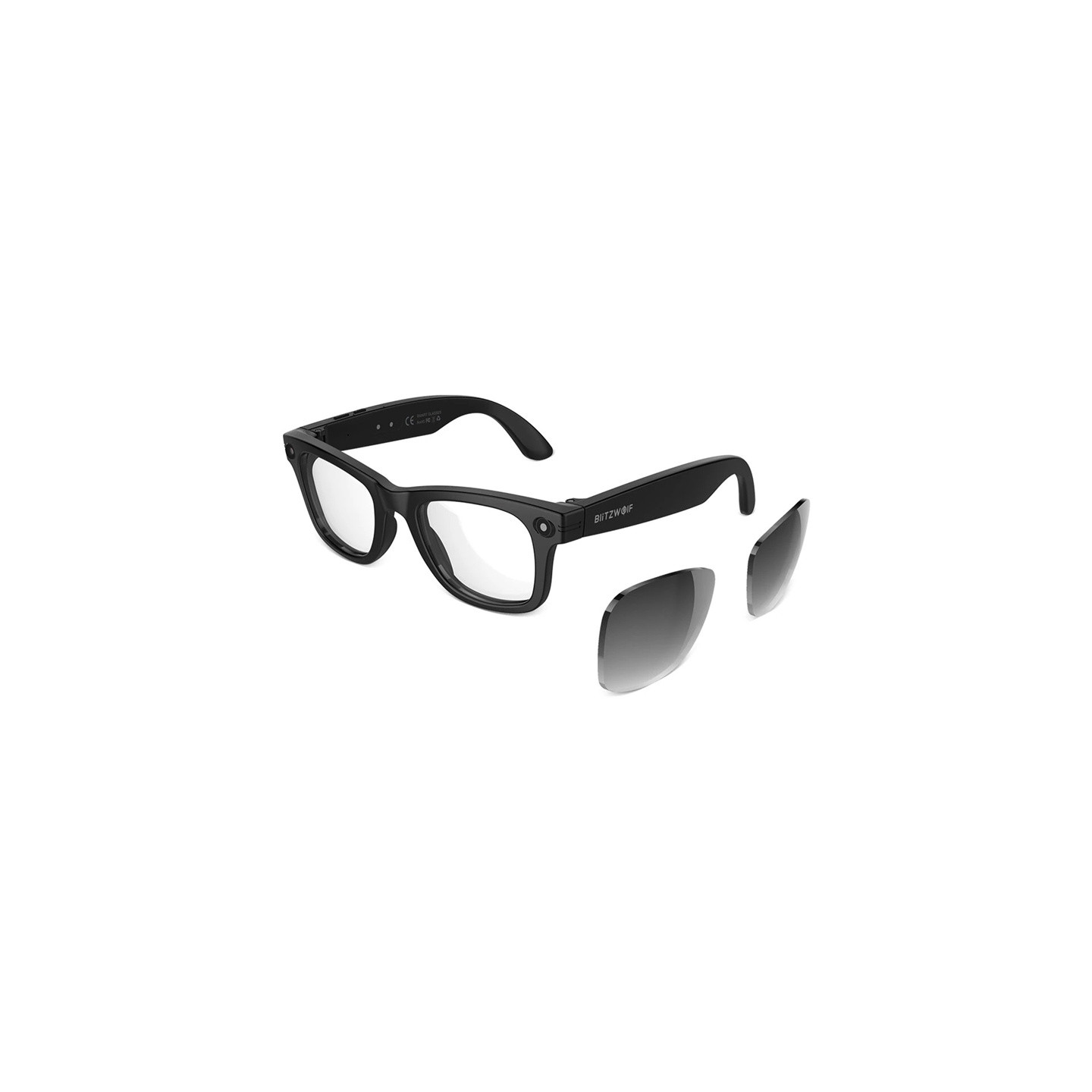 BlitzWolf BW-AG1 Pro AI Smart Glasses with interchangeable photochromic lenses