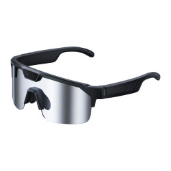 View product ZEBLAZE Q01 Silver Sports Sunglasses