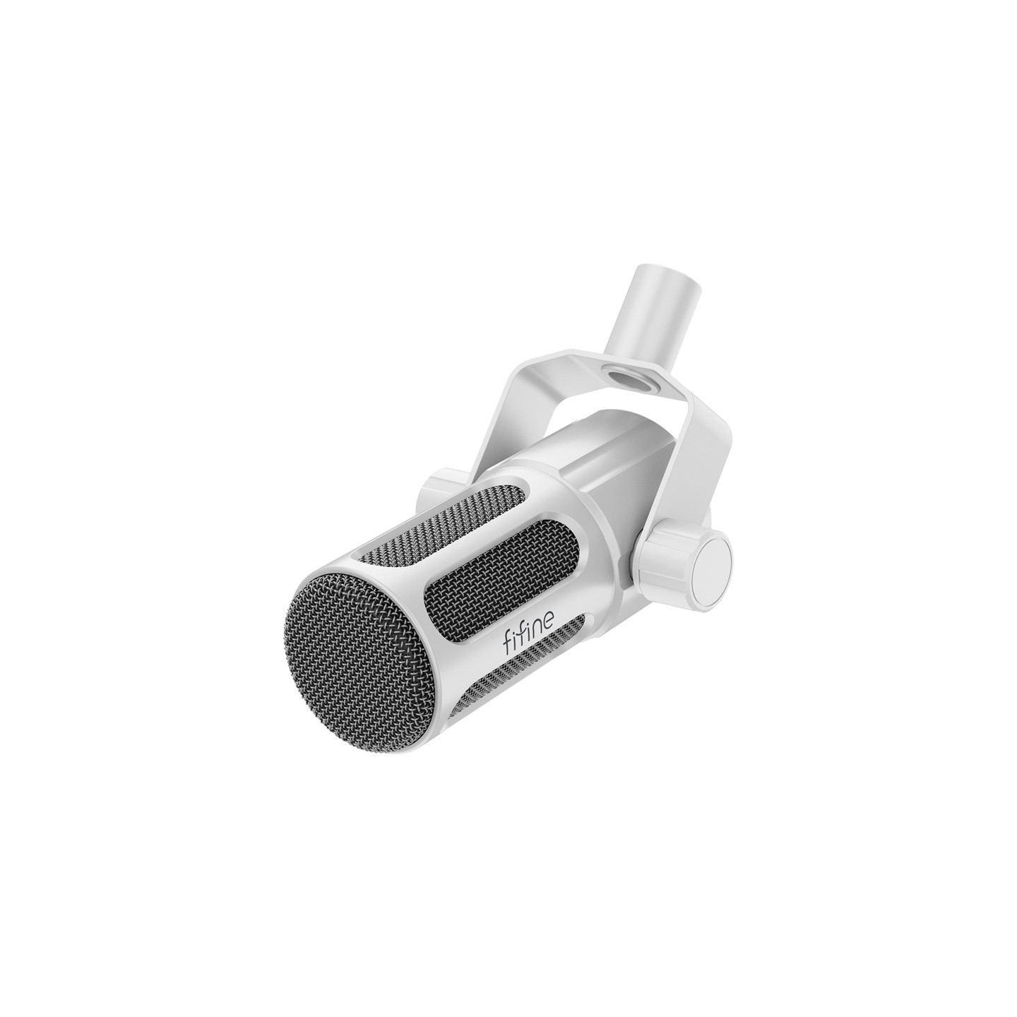 Fifine Tank1 Dynamic Microphone (White)