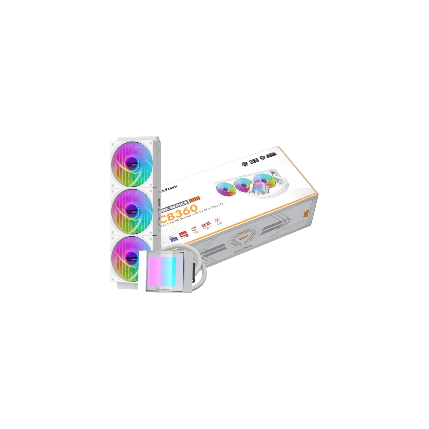 Darkflash CB360 CPU Cooler (White)
