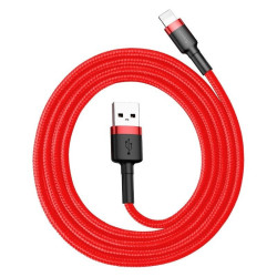 View product Baseus Cafule USB Lightning cable 2.4A 1m (black + red)