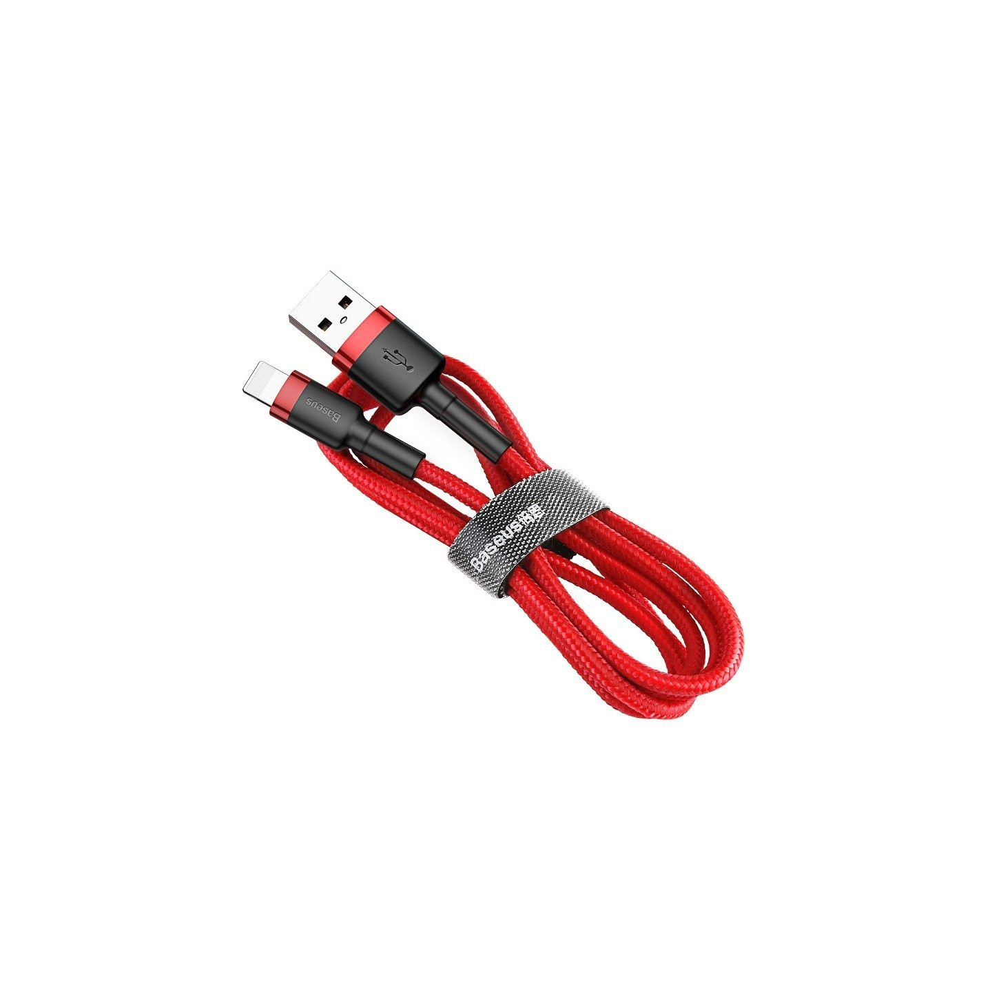 Baseus Cafule USB Lightning cable 2.4A 1m (black + red)