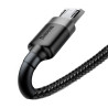 Baseus Cafule Micro USB cable 2.4A 0,5m (gray + black)