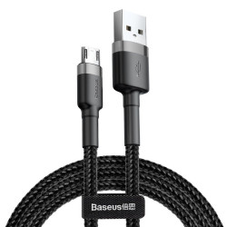 View product Baseus Cafule Micro USB cable 2.4A 1m (Gray + Black)