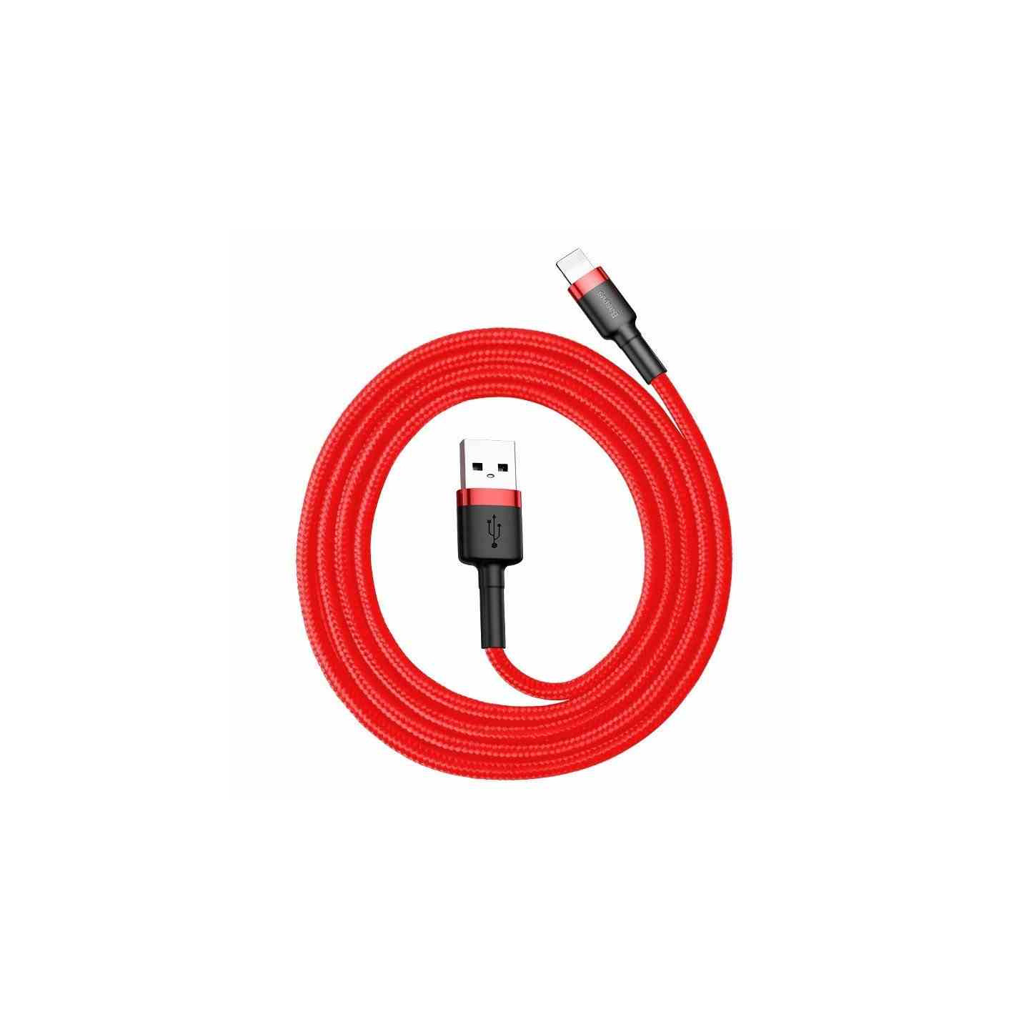 Baseus Cafule USB Lightning Cable 2,4A 0,5m (Red)