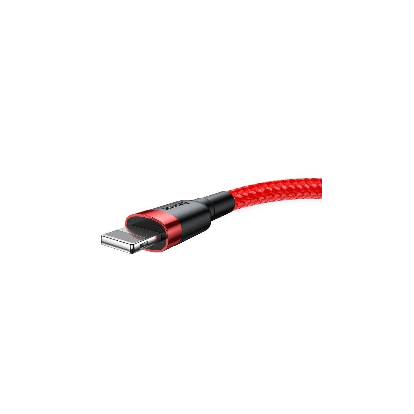 Baseus Cafule USB Lightning Cable 2,4A 0,5m (Red)