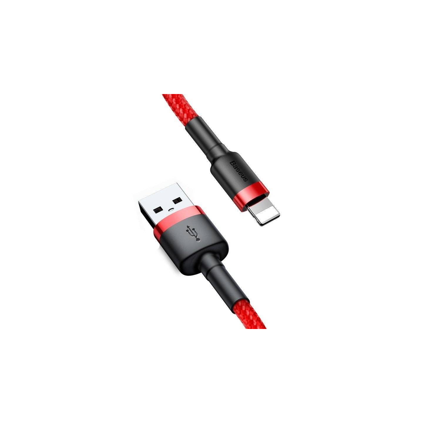 Baseus Cafule USB Lightning Cable 2,4A 0,5m (Red)