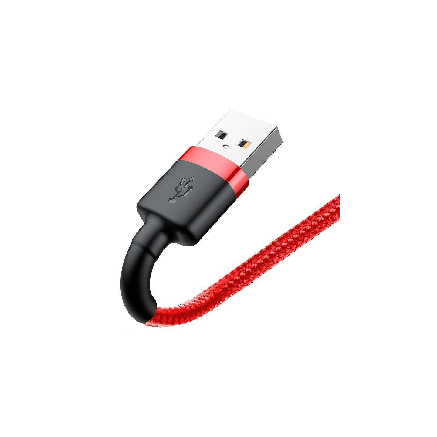 Baseus Cafule USB Lightning Cable 2,4A 0,5m (Red)