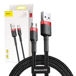 View product Baseus Cafule Micro USB Cable 2A 3m (Black+Red)