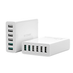 View product Charger 6x USB  Blitzwolf BW-S15, QC 3.0, 60 W (white)
