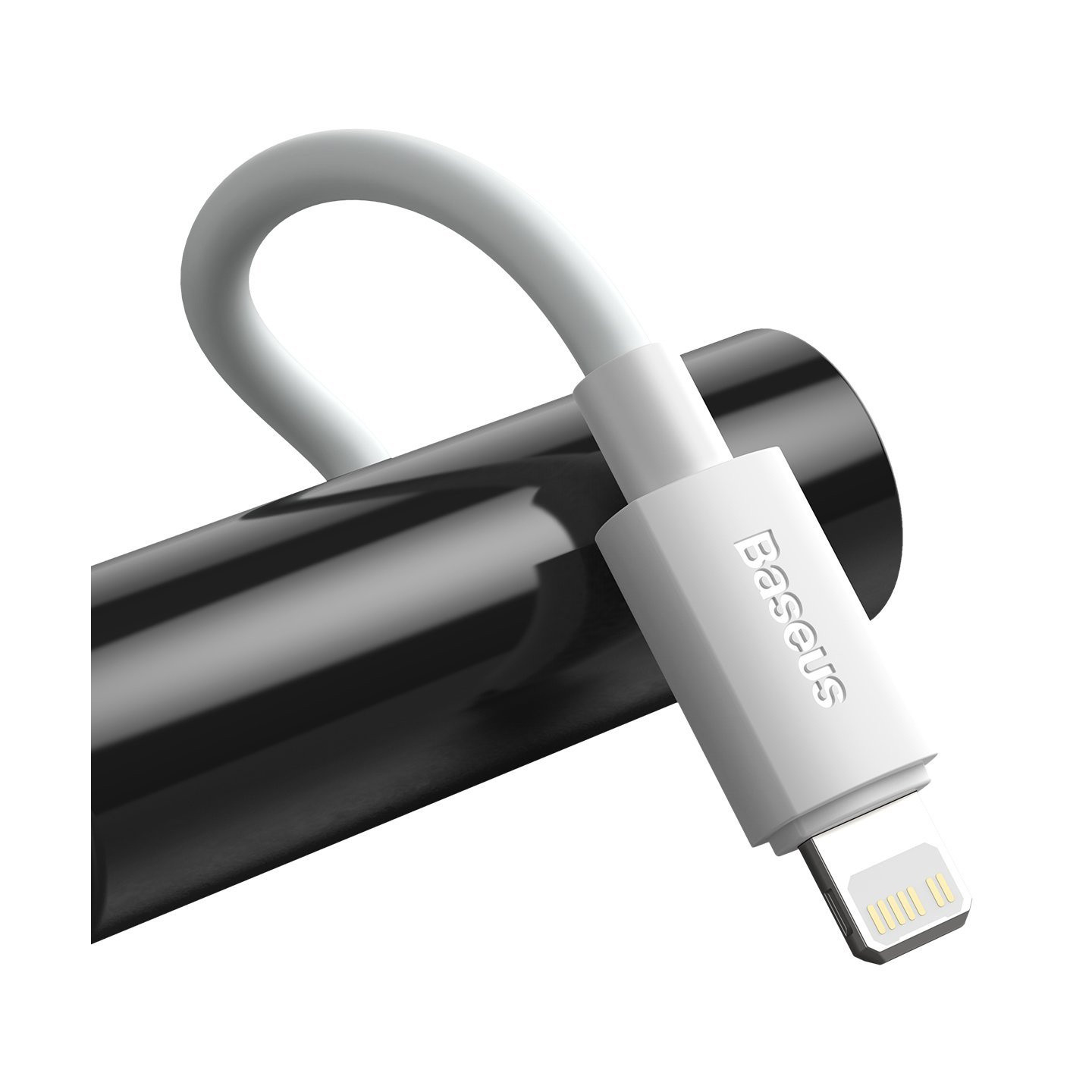 Baseus Simple Wisdom Data Cable Kit USB-C to Lightning PD 20W (2PCS/Set) 1.5m White