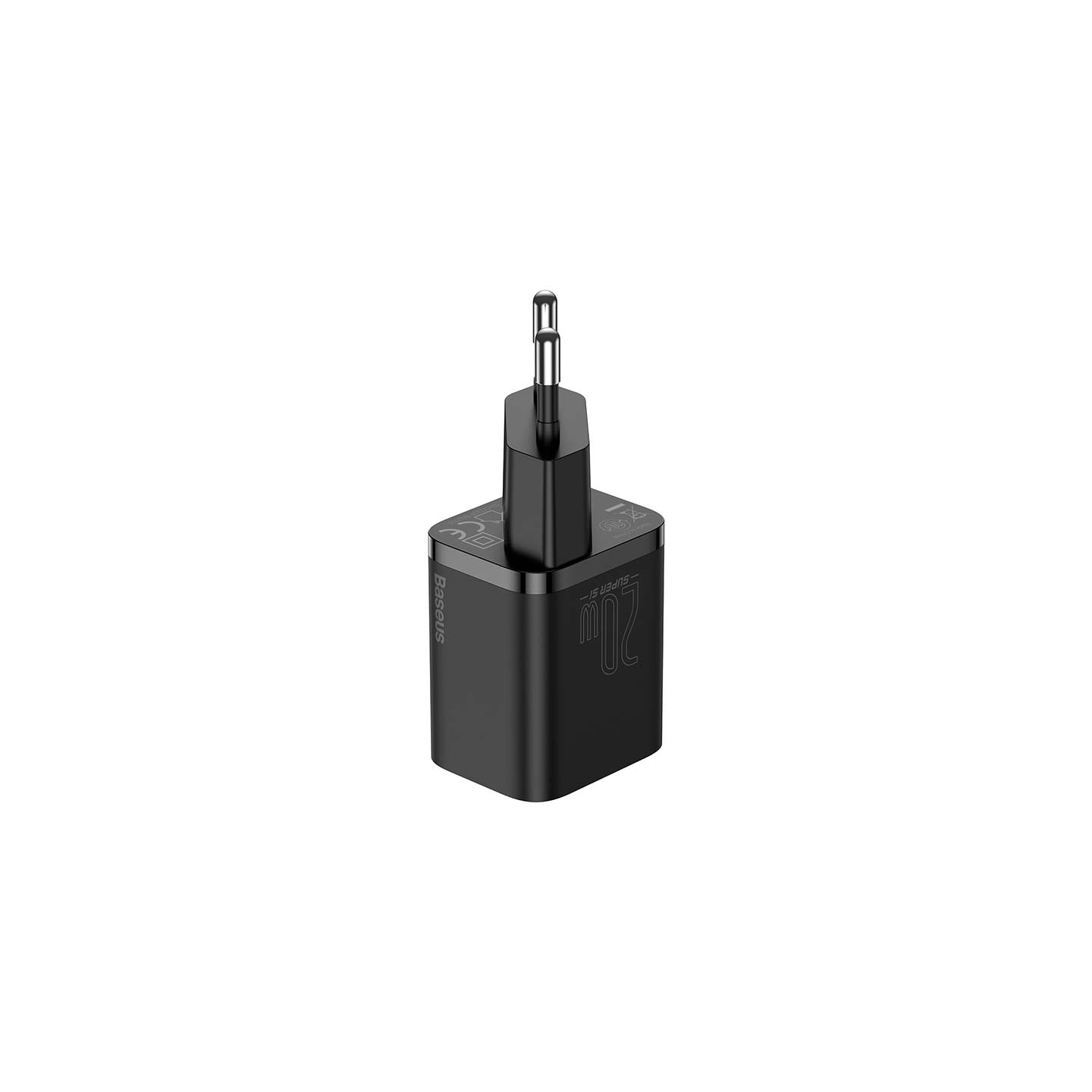 Baseus Super Si Quick Charger 1C 20W with USB-C cable for Lightning 1m (black)